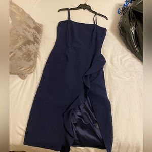 Bardot navy blue dress